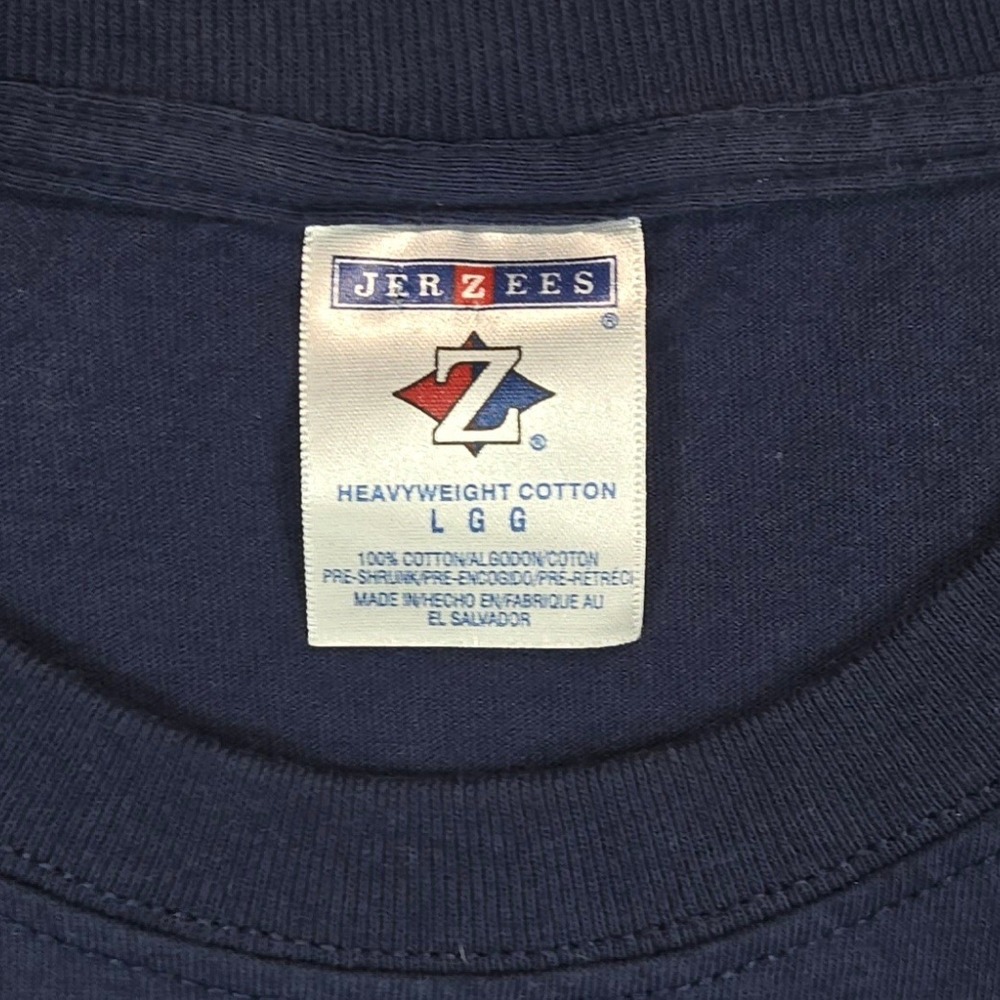 Vtg Jerzees Tony Dorsett Hall of Fame T-Shirt Men Large Navy Blue 33 Graphic Tee - Picture 6 of 10